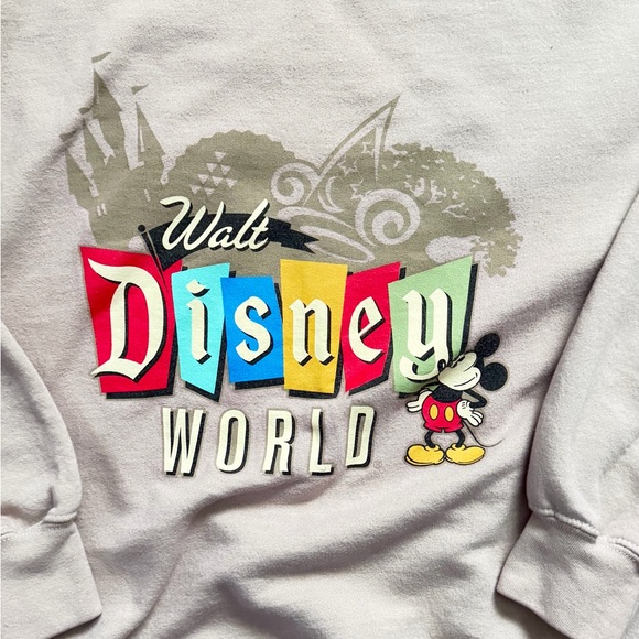 Disney Pink Sweatshirt with Mickey Mouse Tag - Picture 2 of 4